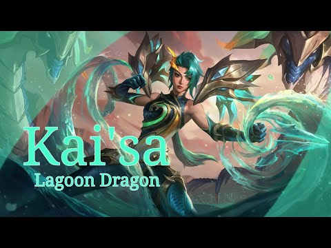 Kai'sa Skin Lagoon Dragon in 2022 league of legends By LuizaVermillion