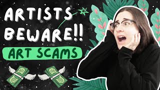 How to avoid art scams! | Artists beware: Art scams on Instagram, NFT scams | Scam targeting artists