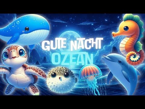 🌊 Gute Nacht Ozean 🦈 Gute Nacht Geschichte für Kinder und Kleinkinder zum Einschlafen