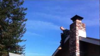 Beanbag + Roof = Pain