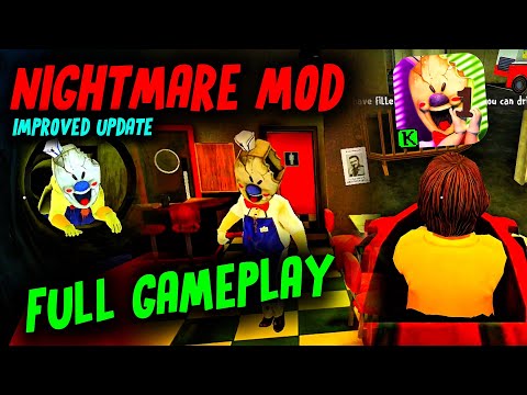 Ice Scream 1 Improved Update - NIGHTMARE MOD FULL GAMEPLAY