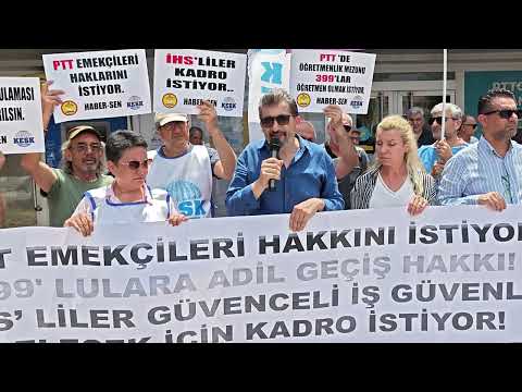 BTS Genel Başkanı Tonguç Özkan, Haber- Sen'in Adana'daki Açıklamasında Konuştu.