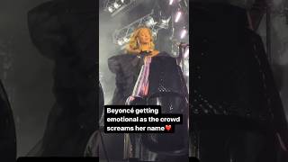 Beyoncé is one of the realest❤️ #shorts #beyoncé #beyonce #beyonceconcert #renaissancetour #emotions