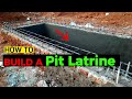 How to Build a VENTILATED IMPROVED PIT LATRINE (Public Health Engineering)|Sanitation Facilities