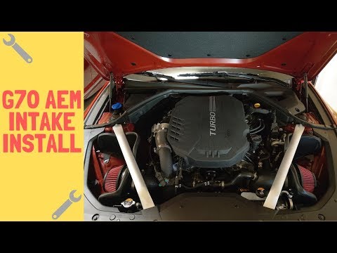 Genesis G70 - AEM Intake Install & Engine Sound