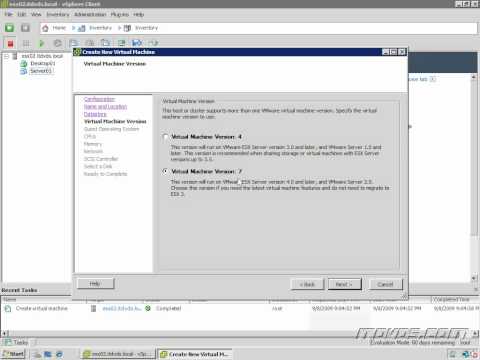 VMware vSphere CBT - Creating a Virtual Machine