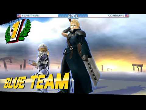 Apex 2016: SSB4 Doubles Top 8 PugWest/Marss Vs. Void/Mew2King