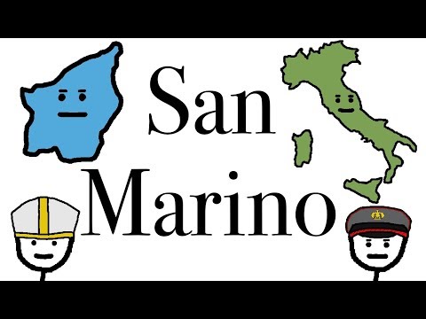 The Tiny Italian Microstate of San Marino.