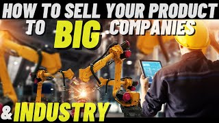 How to Sell a Product to Big Companies and Industry - B2B Sales
