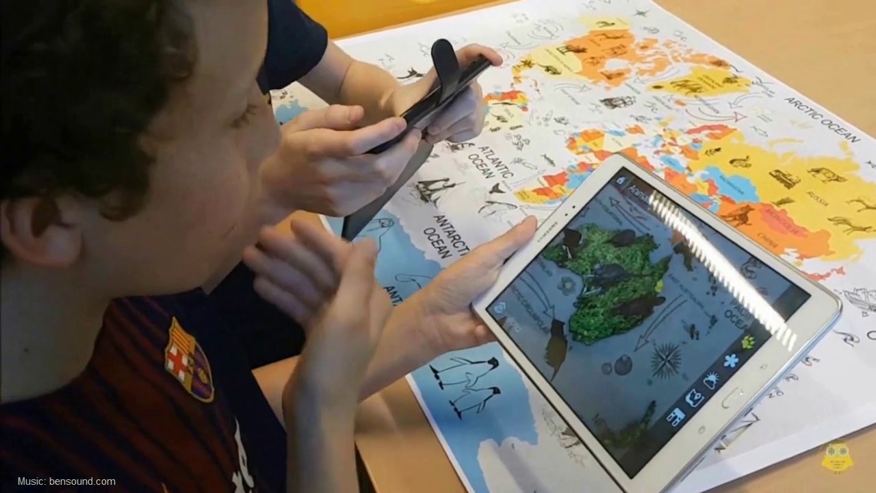 How easy it is to use augmented reality in your classroom: CleverBooks AR Geography
