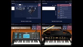 KORG Module Pro Update - How To Set Layers and Splits - Tutorial for the iPad