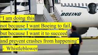 Boeing Whistleblower Warns of Catastrophic Failure