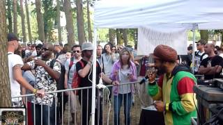 KINGSTEP SOUND ft mc trooper (uk) pt 11 - Fire the lyrics @ 18'' inch corner Reggae Geel 05-08-2016