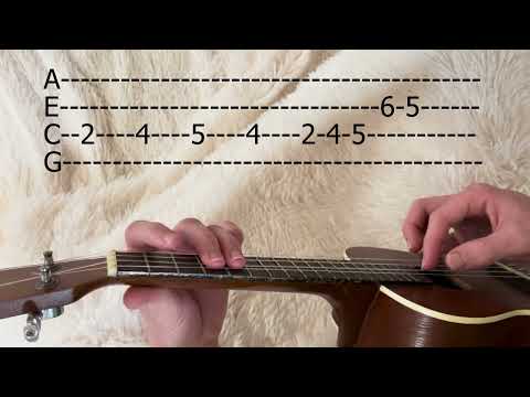 SpongeBob - Grass Skirt Chase // Ukulele Tutorial