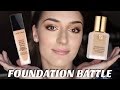 FOUNDATION BATTLE Lancôme Teint Idole Ultra Wear Vs Estée Lauder Double Wear Dejana Pasic
