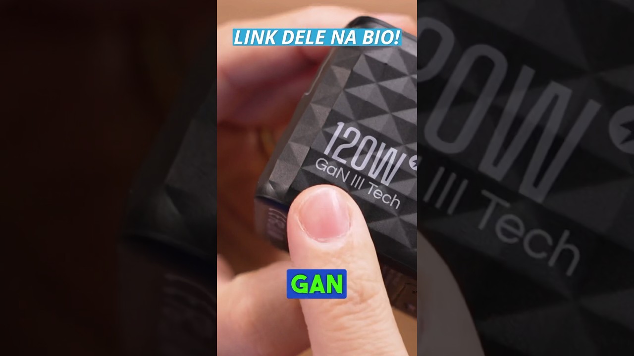 Esse carregador é INCRÍVEL!! Vídeo completo no Canal!! #BeTech #Lencent #Carregador #CarregadorTurbo