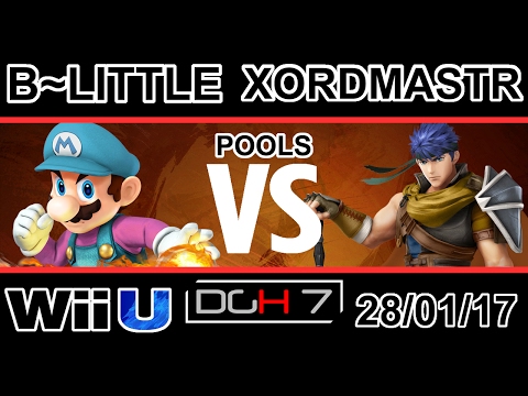 Don't Get Hit 7 - XordMastR (Ike) vs B~Little (Mario) - Pools