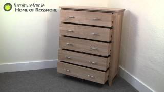 preview picture of video 'Aral Ash 5 Drawer Chest'