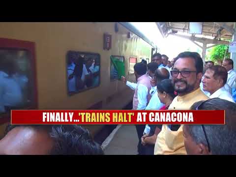 FINALLY...'TRAINS HALT' AT CANACONA