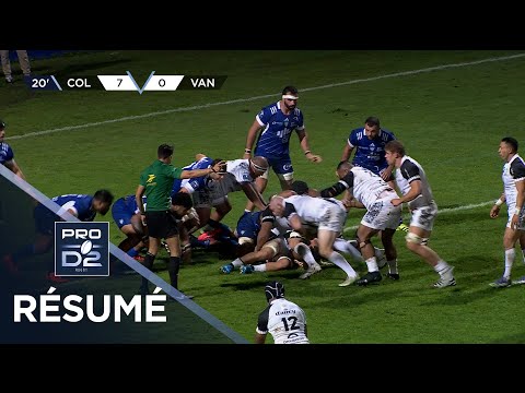 PRO D2 Saison 2025-2026 J08 - Résumé Colomiers Rugby - RC Vannes