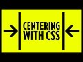 Centering with CSS