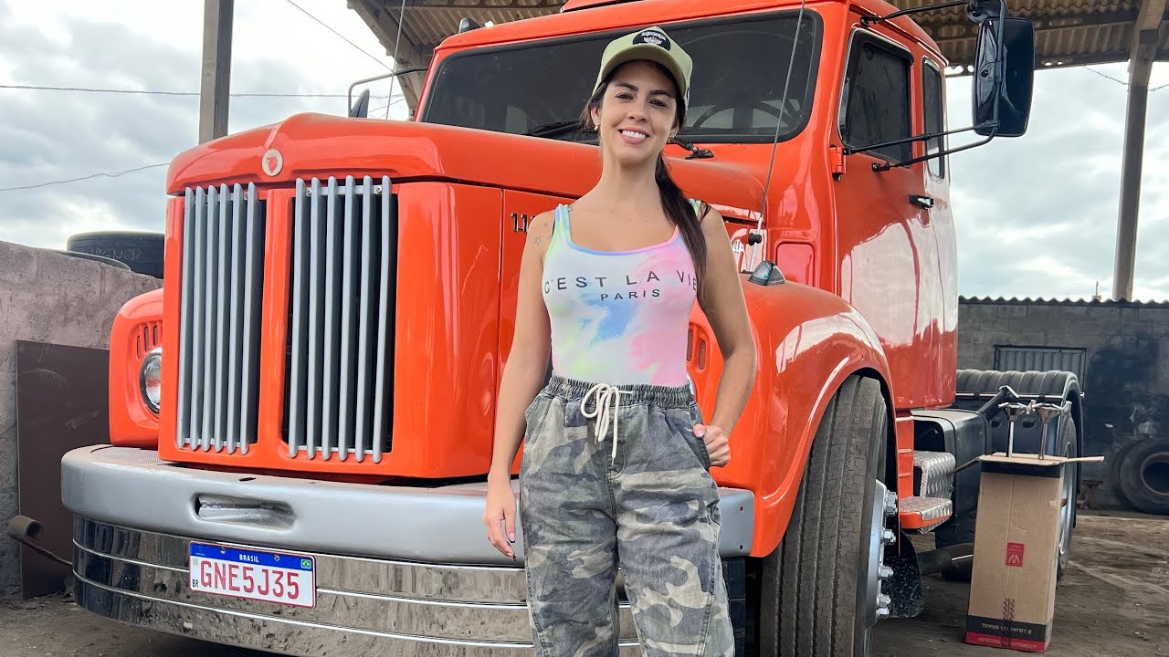 Instalando buzina marítima no caminhão, sem furar o teto na parte externa !