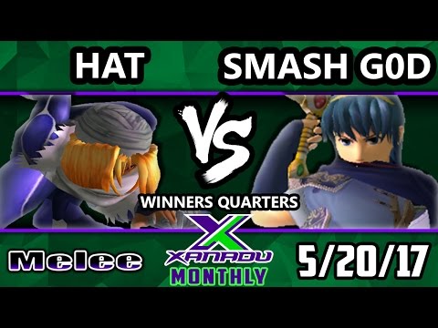 S@X Maylee Monthly - Hat (Sheik) Vs. Smash G0D (Marth) SSBM Winners Quarters - Smash Melee