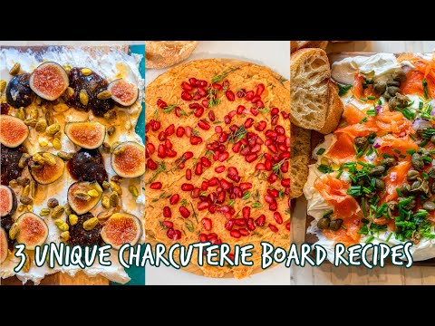 3 Unique Charcuterie Board Recipes Goat Cheese & Figs, Salmon Cream Cheese, and Honey Paprika Deligh