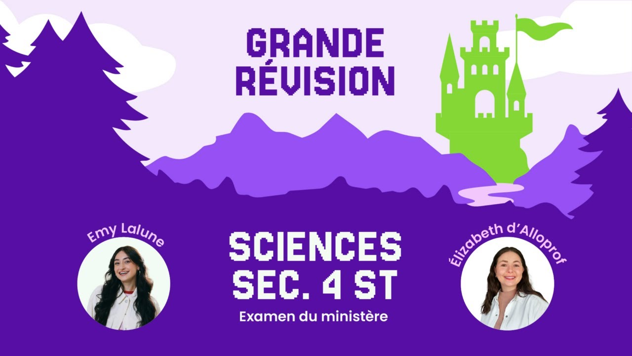 Grande révision | Examen du ministère de sciences (ST) | Secondaire 4