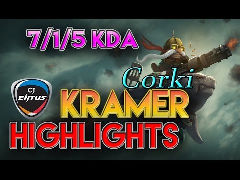 CJ Entus Kramer vs Cpt Jack - Corki ADC vs Ezreal - Highlights