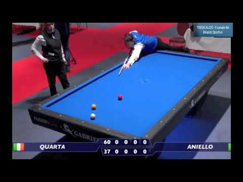 QUARTA vs ANIELLO SEMIFINALE 13°CAMPIONATO EUROPEO BILIARDO 2015