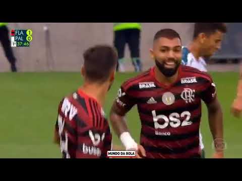 "GOL DE ARRASCAETA! Flamengo 2 x 0 Palmeiras - Brasileirão 2019"