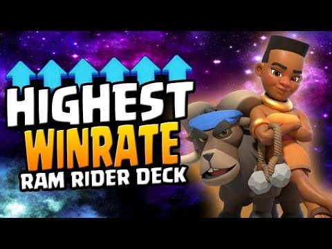 BEST Ram Rider Deck! | Clash Royale Ladder and GC Pushing Deck!