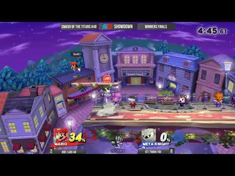 Smash of the Titans #48 - Winner Finals: GoE|Lui$ (Mario) vs GT|Twan (Meta Knight/Sheik)