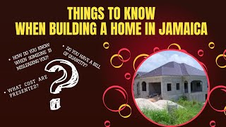 Be attentive, responsible and wise when making decisions about constructing in Jamaica.