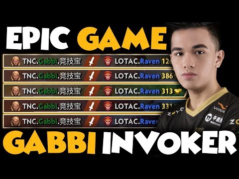 WHAT A GAME!! TNC.Gabbi Invoker + SamH AA vs Raven Monkey King | EPIC GAME - Dota 2 Invoker