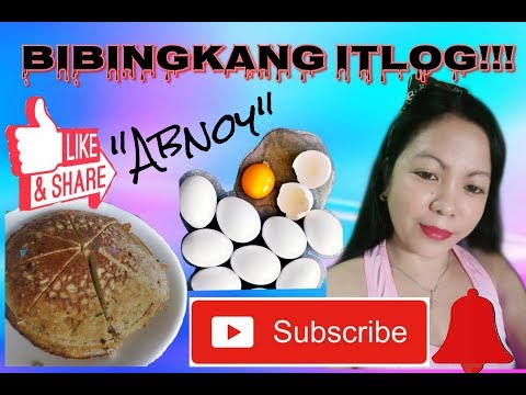 HOW TO MAKE BIBINGKANG ITLOG (Abnoy)???