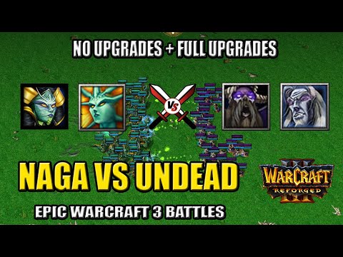 Naga Siren/ Sea Witch vs Necromancer/ Death Knight - Warcraft 3