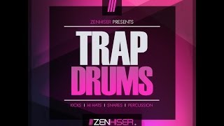 Video thumbnail for Trap Drums - Contains 280 Highly Addictive Drum Samples! by Zenhiser Samples