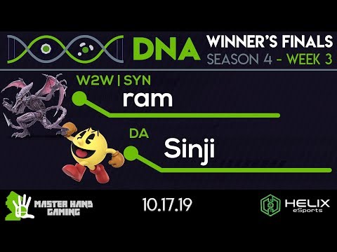 DNA S4:W3 - DA | Sinji (Pac-man) Vs. W2W | SYN |  ram (Ridley, Snake) - W Finals