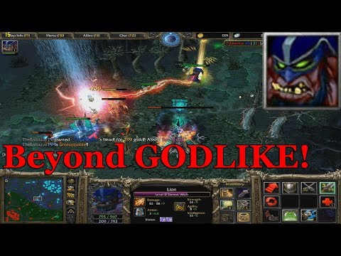 DOTA 1 - Lion Beyond GODLIKE (MAKE THEM LEAVE)