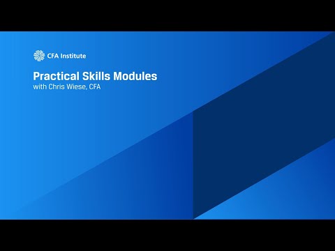 CFA® Program Practical Skills Modules