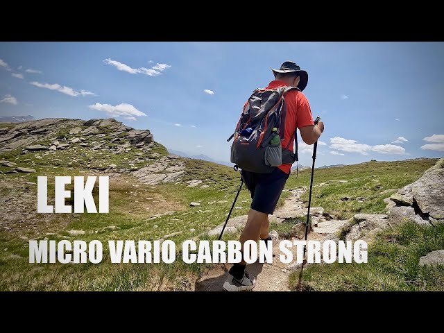 Видео Палки треккинговые Leki Micro Vario Carbon Strong Poles (Silver/Black/White)