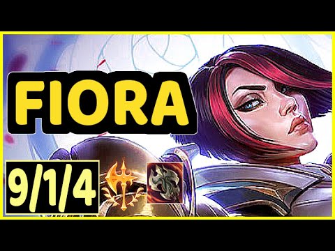 FIORA VS SETT - 9/1/4 KDA TOP GAMEPLAY CHALLENGER I