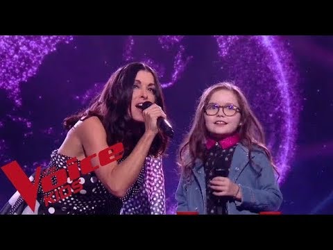 Slimane - Viens on s'aime | Jenifer et Emma  | The Voice Kids France 2018 | Finale