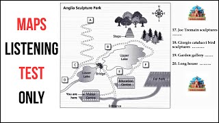 ielts listening map | cambridge 18 listening test 1