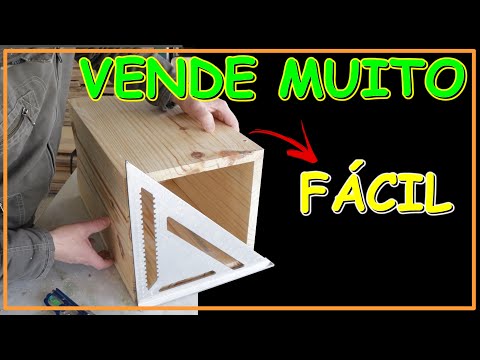 MUITO VENDIDO E FÁCIL DE FAZER - MARCENARIA PASSO A PASSO (VÍDEO #17) #marcenariacriativa