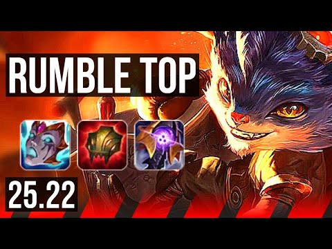 RUMBLE vs GWEN (TOP) | Legendary | KR Master | 25.22