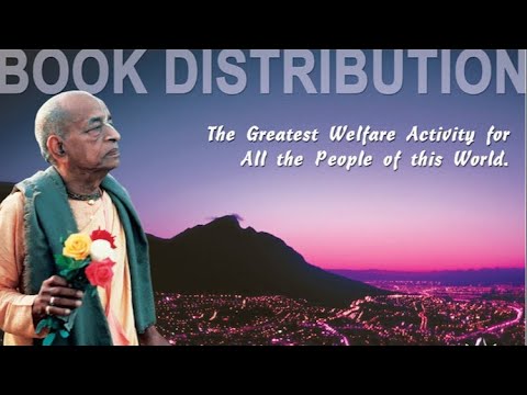 Bhagavad Gita 14.9 and  Book Distribution by HG Gokuleshwar Das
