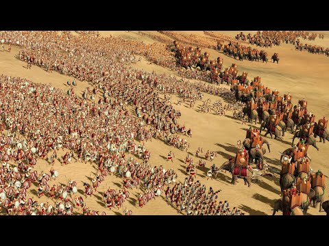 480 WAR ELEPHANTS vs 19.200 STRONGEST SPEARMEN - Total War ROME 2